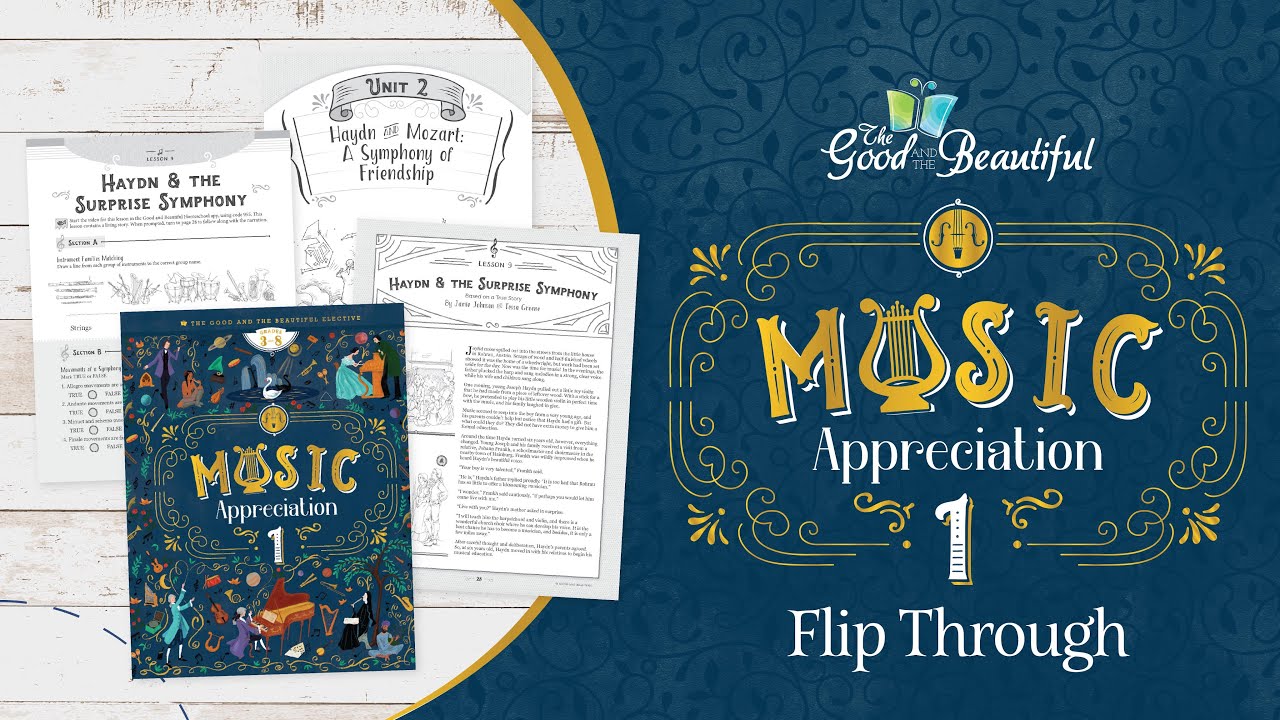 Homeschool Elective - Music Appreciation | Flip Through | The Good and the Beautiful