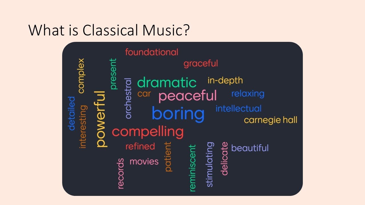 Music Theory & Appreciation - Introduction to Class